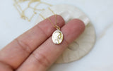 Mary Oval 14k Gold