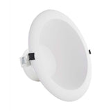 Satco CCT and Wattage Selectable LED Commercial Recessed Downlight, 6 Inches, White