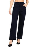 Nifty Women'S Denim Stretchable 2-Button Straight Fit Jeans (1472_Blu_28_Blue_28)