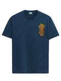 ADRO Tshirt for Men | Anime T Shirt for Men | 100% Cotton Tshirt | Graphic Printed T-Shirt | Chest Printed Tshirt | Groot Anime Tshirt | T-Shirts| RN24-STICK-GROO-SB-M Teal,Teal