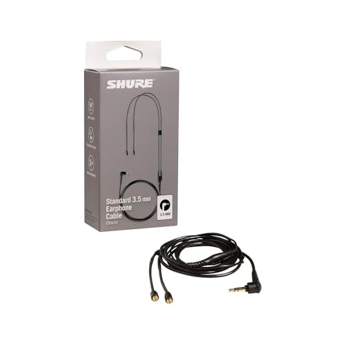 Shure Earphone Replacement Cable for SE Sound Isolating Earphones with MMCX Connection Detachable Cables (SE215, SE315, SE425, S