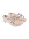 Shoetopia Upper Embellished Rhinstone Strap Golden Heels For Women & Girls /Eu41,Golden,8,B0F6TMMKC5