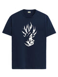 Adro Men'S Solid Regular Fit T-Shirt (Rn24-Gok-Nb_Navy Blue