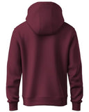 Adro Men'S Cotton Neck Hooded Sweatshirt (H22-M-Pln-Mr_Maroon_M)