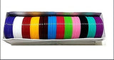 Elegance All In One Multicolour Bangles Silk Thread Jewellery Making (Size 2/6, 5Mm) 1 Full Box For Women