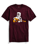 Adro Mens Graphic Printed T-Shirts (Rnr-M-Mmg-Mr_Maroon_M)
