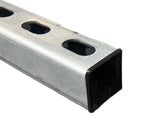 Low Profile Plastic Safety End Caps for Standard Unistrut Channel Black (1-5/8 x 1-5/8) (10)