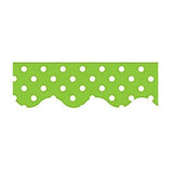 Lime Mini Polka Dots Classroom Border [Set of 3]