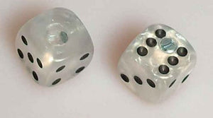 Allparts PK-3250-055 White Pearl. Dice Knobs