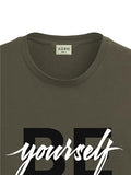 Adro Men'S Solid Regular Fit T-Shirt (Rn24-Byo-Ol_Olive