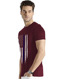 Adro Men'S Regular Fit T-Shirt (Rnr-M-Usa-Bg_Maroon_S)