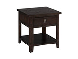 Jofran: 704-3, Kona Grove, Square End Table, 24 W X 24 D X 25 H, Deep Chocolate Finish, (Set Of 1)