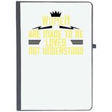 Udnag Ruled Notebook Diary Womens Day | Women Are Made To Be Loved, Not Understood, [A5 80Pages 80Gsm]