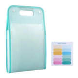 A4 File Holder | 13 Compartment Expanding File Organizer | A4 Paper Folder For Documents | Plastic Clipboard With Storage | Desk