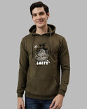 ADRO Hoodies for Men | Printed Hoodie for Men | Cotton Hoodie | Luffy Hoodie Gear 5 | Sweatshirt for Men | Anime Hoodie | H24-LUFFY-OL-XL Olive,Olive