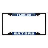 Florida Gators Metal License Plate Frame Black Finish