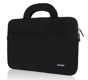 amCase Chromebook Case-14 inch Travel/Carry Sleeve with Handle-Black