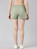 Enamor Women'S Hotpants (A704_Pale Fern Melange_S)