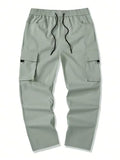 Anni Designer Men'S Pure Cotton Casual Regular Fit Cargo With 4 Pockets (Kargo Pista-Vks01_M_Pista_Medium),Pista,M,,,