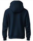 Adro Men'S Cotton Blend Neck Hooded Sweatshirt (H24-Ame-Nb-2Xl_Navy Blue)