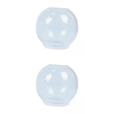 ATORSE 2 Pieces Silicone Ball Mold Round Sphere Mould Epoxy Resin Casting DIY