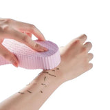 cevcron Baby Bath Sponge Painless Scrub,Reusable Dead Skin Remover Exfoliating Bath Painless Scrub Sponge for Exfoliating,White,