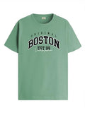 Adro Mens Printed T Shirt - Premium Cotton Graphic Printed Tshirt - Pista T-Shirt - Rn24-Bost-Pt-Xl