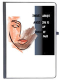 Udnag Ruled Notebook Diary Innocent | There Always A Wide Side To An Innocent Face, [A5 80Pages 80Gsm]
