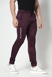Toplot Men'S Regular Fit Trackpant (Track-Pant-5070-Wine-34) Purple,Purple,34,B0BV6ZXP97