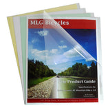 Report Covers Only, Economy Vinyl, Clear, 11 X 8 1/2, 100/Bx, 31347