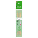 Chiaogoo Double Point 6Inch (15Cm) Bamboo Natural Knitting Needle; Size Us 5 (3.75Mm) 10165