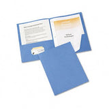 Avery TwoPocket Report Cover with Tang Fasteners FOLDER,2 PKT W/FST 25,LBL (Pack of5)
