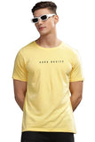 Adro Men'S Solid Regular Fit T-Shirt (Rn24-Ar2-Ly_Light Yellow