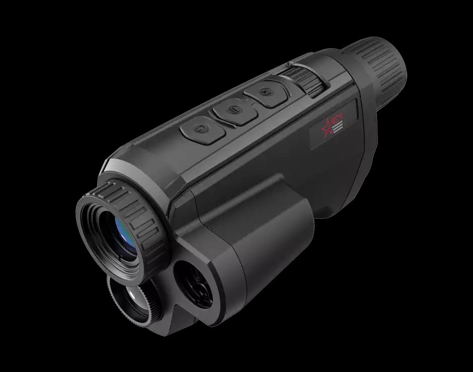 Agm Fuzion Lrf Tm25-384 Fusion Thermal Imaging & Cmos Monocular With Laser Range Finder, 12 Micron 384X288 (50 Hz), 25 Mm Lens.
