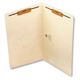 Manila Folders, Two Fasteners, End Tab, Legal, 11pt Manila, 50/Box
