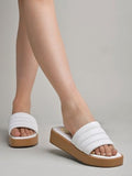 Shoetopia Women'S P-97 White Flat Sandal-7 Kids Uk (P-97-White)-Eu40,White,7,B0D14GPWCB
