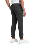 Xyxx Men'S Cotton Modal Joggers - Relaxed Fit Antimicrobial High Stretch Sweat Absorbent Solid Ace Loungewear With Zippered Pockets Drawcord Closure. Coral Grey,Coral GreyApparel,XL