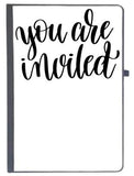 Udnag Ruled Notebook Diary You Are Invited, [A5 80Pages 80Gsm]