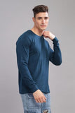 ADRO Full Sleeve Tshirt for Men | Plain T Shirt for Men | 100% Cotton Tshirt | Full Sleeve T-Shirt | Mens Full Sleeves T Shirts |FS-24-PLN-SB-2XL Teal,Teal