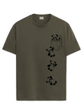 Adro Men'S Solid Regular Fit T-Shirt (Rn24-Poc-Ol_Olive,OliveApparel,S