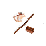 Wooden Massage Roller Stick With 10 Balls, Body Massager Tool For Neck, Shoulder, Back, Muscle Relief