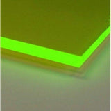 1/8 (0.118) Green Fluorescent Neon Acrylic Plexiglass Sheet 11.875x11.875 Cast 3mm Thick NOMINAL SIZE Azm