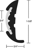 Taco Marine V119811WCM Semi-rigid Rub Rail Kit White W/fl
