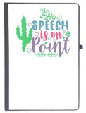 Udnag Ruled Notebook Diary Speech | Speech Is On Point, [A5 80Pages 80Gsm]