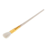 UJEAVETTE Wooden Brush Soft Hair Sweep Mop Gold Leaf Foil Sweeping Art Crafts Sweeper B 20x2cm