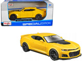 2017 Chevrolet Camaro ZL1 Yellow Metallic Special Edition 1/24 Diecast Model Car by Maisto
