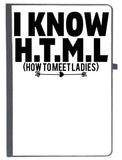 Udnag Ruled Notebook Diary Html | I Know H.T.M, [A5 80Pages 80Gsm]