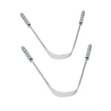 Shreenik Stainless Steel Tongue Cleaner With Steel Grip Set Of 2 Piece|High Qualitiy Steel Tongue Cleaner_2 Pis
