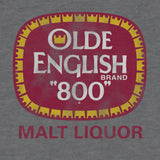 Olde English 800 Malt Liquor Hooded Sweatshirt - Oxford Gray