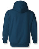 Adro Men'S Cotton Neck Hooded Sweatshirt (H21-M-Die-Sb_Teal_L)